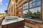 Soak up the sun in your own private hot tub.